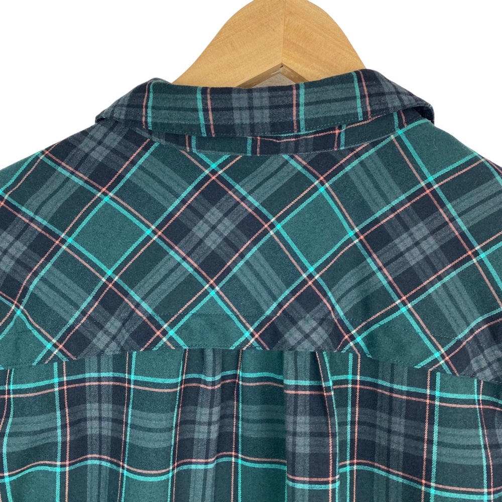 Outdoor Research Womens Shirt Size Large Cedar Cove Tunic Green Button Front - Picture 3 of 10